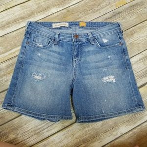 Anthropologie Pilcro Hyphen Distressed Cuff Shorts